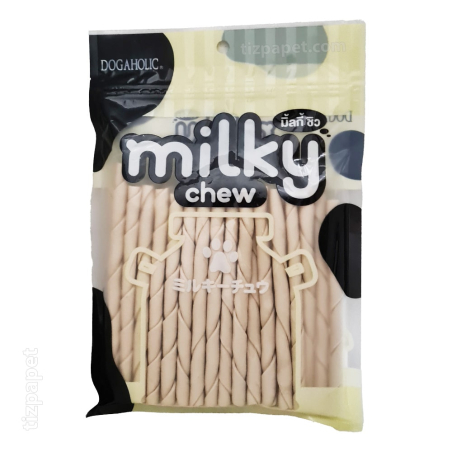 تشویقی سگ Dogaholic Milky Chew نرم مدل مدادی وزن 240 گرمی