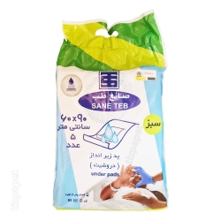 پد بهداشتی صانع طب برای سگ و گربه سایز 60 در 90 بسته 5 عددی