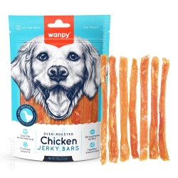 تشویقی سگ ونپی Chicken Jerky Bars نواری مرغ 100 گرمی