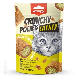 تشویقی گربه ونپی Crunchy Pocket Catnip کت نیپ و مرغ 60 گرمی