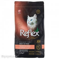 غذای خشک گربه رفلکس پلاس هربال Reflex Plus Adult Cat Food Hairball & Indoor Salmon